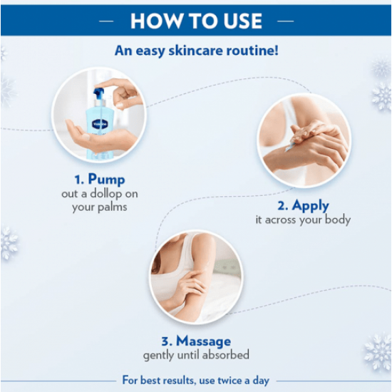 فازلين لوشن ترطيب برودة الثلج غير دهني - 400 مل