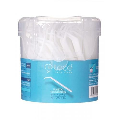 تيسي عود اسنان بلاستيكي 200 عود/2805