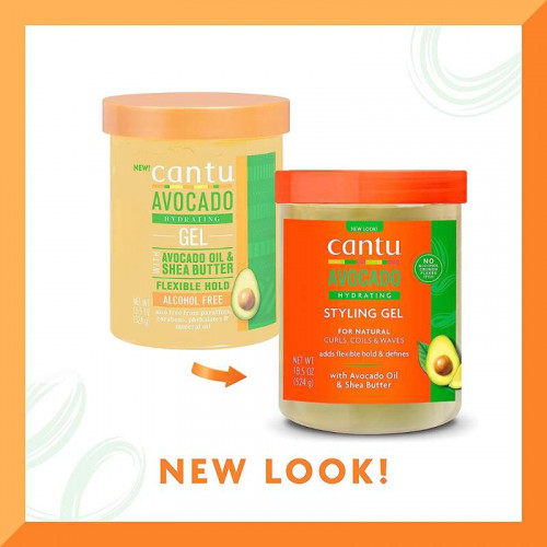 جل الأفوكادو المرطب لتصفيف الشعر من كانتو - 524 جرام جل الأفوكادو المرطب لتصفيف الشعر من كانتو - 524 جرام