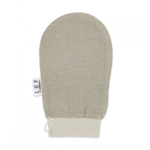 ليف قفاز مقشر الجسم بطبقه مزدوجه | لون عشوائي