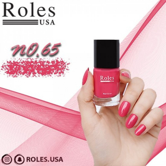 طلاء أظافر رولس USA65 فوشي