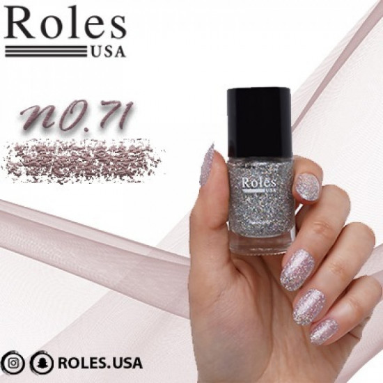 طلاء أظافر رولس USA71 جلتر لامع