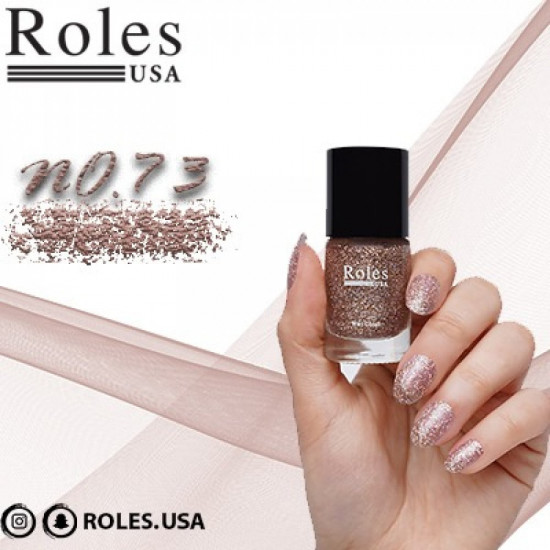 طلاء أظافر رولس USA73 جلتر لامع طلاء أظافر رولس USA73 جلتر لامع