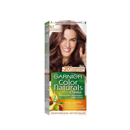 غارنييه كولور ناتشورالز صبغة شعر - بني شوكولا نقي 6.7 غارنييه كولور ناتشورالز صبغة شعر - بني شوكولا نقي 6.7