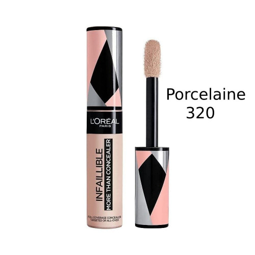 كونسيلر انفاليبل مور ذان 320 بورسلين من لوريال باريس 11 مل