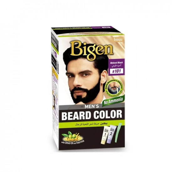 بيجن صبغة شعر اللحية للرجال - أسود طبيعي - B101 بيجن صبغة شعر اللحية للرجال - أسود طبيعي - B101