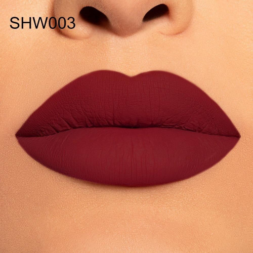 فور ايفر احمر شفاة سائل غير لامع SHW002 NEW