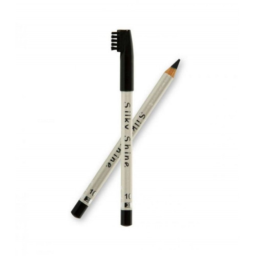قلم حواجب ومحدد شفايف من سيلكي شاين 10 أسود قلم حواجب ومحدد شفايف من سيلكي شاين 10 أسود