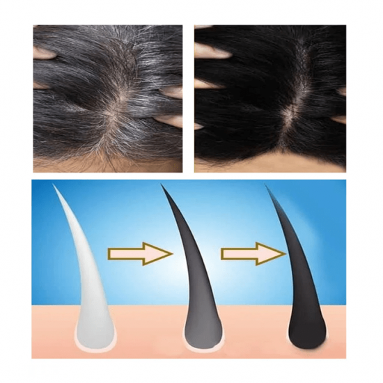 شامبو صبغة شعر بزيت الارجان من ليزر وايت - اسود طبيعي - 420 مل