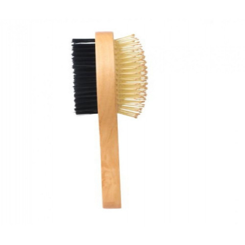 روز اروما - فرشاة شعر خشبية جهتين 4736 روز اروما - فرشاة شعر خشبية جهتين 4736