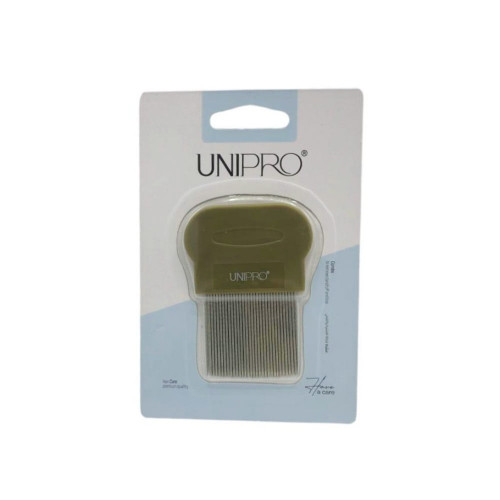 مشط حديد بأسنان طويلة للقشرة والقمل لون عشوائي من يوني برو 101A