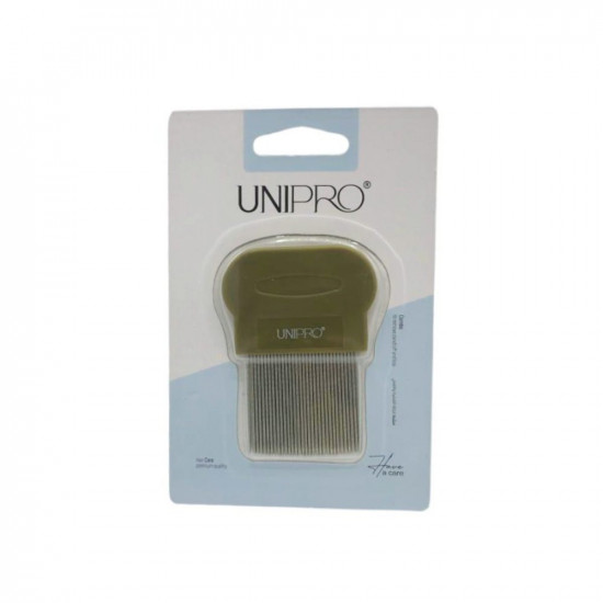 مشط حديد بأسنان طويلة للقشرة والقمل لون عشوائي من يوني برو 101A