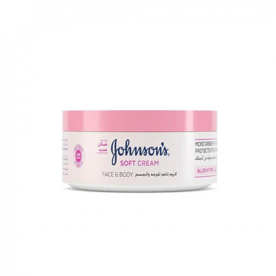 جونسون كريم ناعم للوجه والجسم - 200 مل