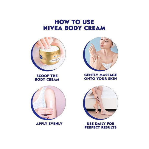 نيفيا كريم مرطب للجسم بزبدة الكاكاو للبشرة الجافة - 200 مل