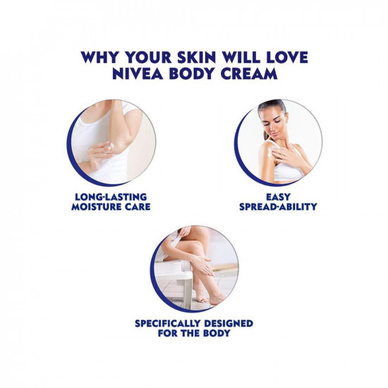 نيفيا كريم مرطب للجسم بزبدة الكاكاو للبشرة الجافة - 200 مل