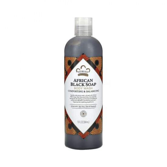 نوبيان هيريتاج غسول الجسم بالصابونة الأفريقية السوداء - 384 مل
