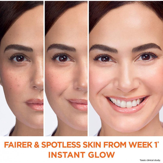 غارنييه سكين أكتيف كريم نهاري للتفتيح السريع بثلاثة أضعاف فيتامين سي والليمون - 50 مل