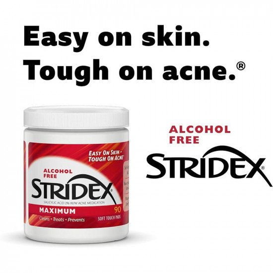 ستريدكس قطن ناعم الملمس لعلاج حب الشباب 90 قطعه