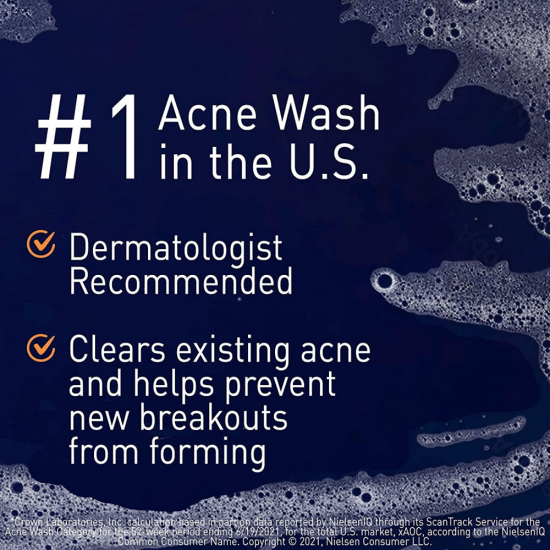 غسول كريمي لحب الشباب بنزويل بيروكسيد 4% من بانوكسيل - 170جرام