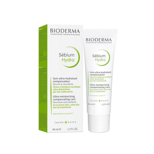 بيوديرما سيبيوم هيدرا كريم فائق الترطيب للبشرة الدهنية - 40 مل