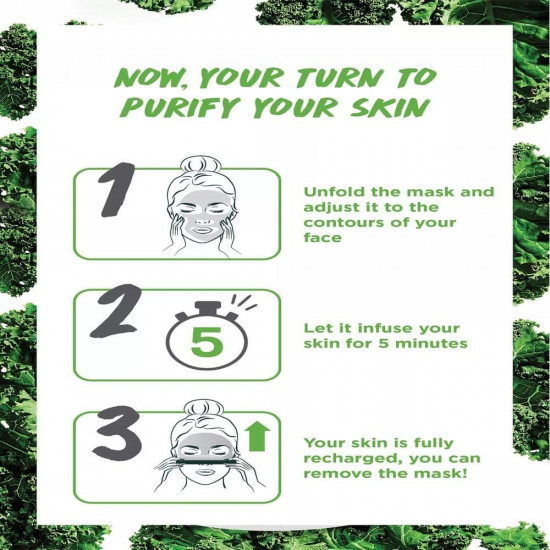 غارنييه قناع منديل للوجه مزود بجرعة نياسيناميد للبشرة الدهنية 15جرام