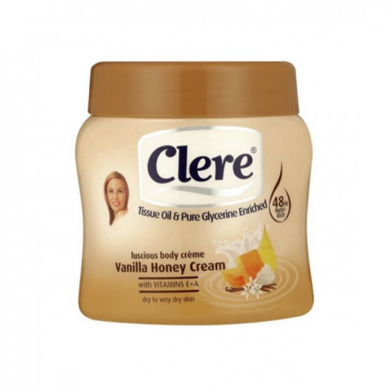 كريم الجسم بالعسل والفانيلا من كلير - 500مل