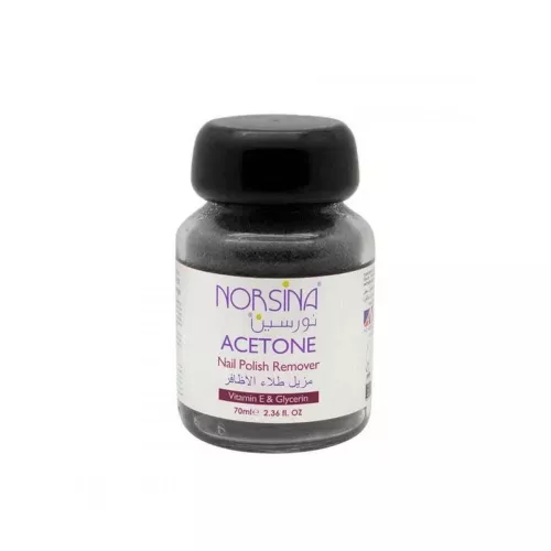 نورسينا مزيل طلاء الأظافر بالجلسرين وفيتامين هــ  لون عشوائي - 70 مل