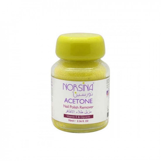 نورسينا مزيل طلاء الأظافر بالجلسرين وفيتامين هــ  لون عشوائي - 70 مل