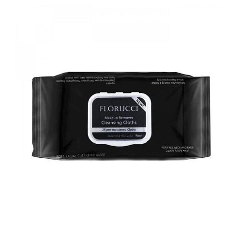 فلورتشي مناديل مبللة لإزالة المكياج - 25 منديل