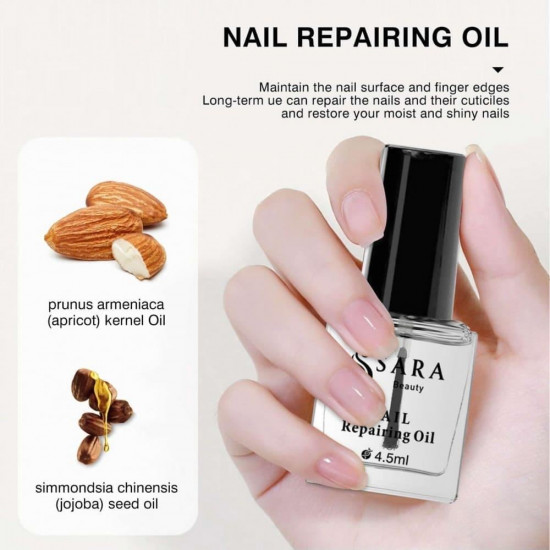 ساره بيوتي مجموعه زيت تقوية وتطويل الاظافر بالبيوتين 2*4.5 مل ساره بيوتي مجموعه زيت تقوية وتطويل الاظافر بالبيوتين 2*4.5 مل