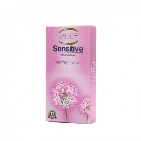 انجوي واقي ذكري سينستيف 12 قطعة