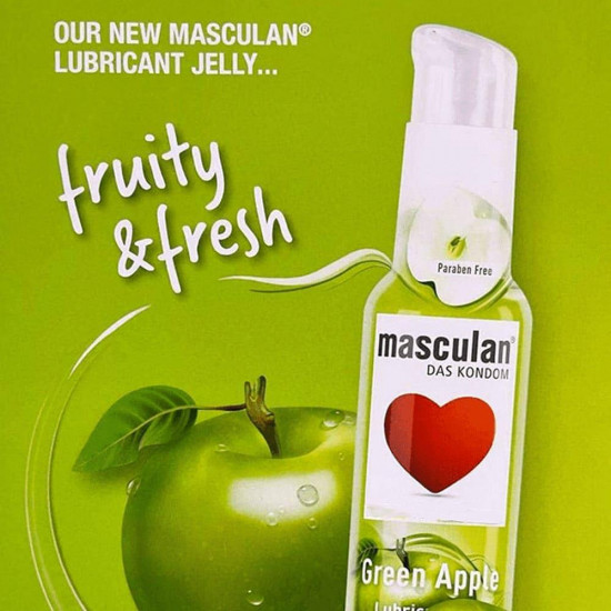 ماسكولان مزلق بنكهة التفاح الأخضر - 75 مل