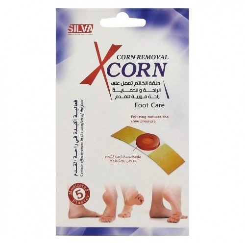 اكس كورن لاصقه لمعالجة مسمار القدم من سيلفا 5 قطع