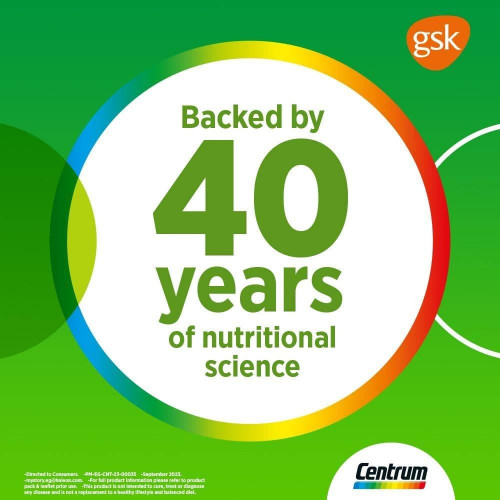 سنترم أبيض مع اللوتين مكمل غذائي متعدد الفيتامينات - 100 قرص سنترم أبيض مع اللوتين مكمل غذائي متعدد الفيتامينات - 100 قرص