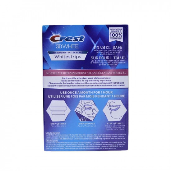 كرست ثري دي وايت لصقات تبييض الأسنان - 24 شريط