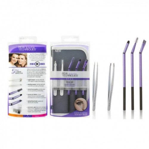 ريل تكنيك مجموعة فرش العين والحواجب 5 قطع - رقم الموديل 01468