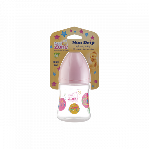 بيبي زون رضاعات حليب اطفال بحلمة مانعة للتنقيط 150مل   8545