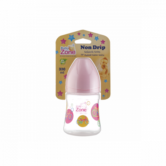 بيبي زون رضاعات حليب اطفال بحلمة مانعة للتنقيط 150مل   8545