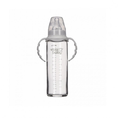 رضاعه بيبي زون زجاجية بيدين – 240 مل 5824 لون عشوائي