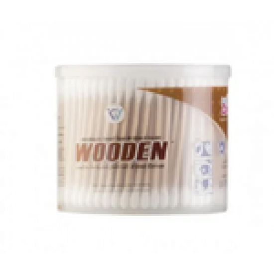 أعواد الأذن الخشبية من بيبي زون - 300 قطعة