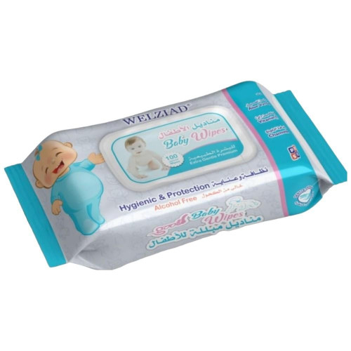 مناديل للأطفال ويلز ياد للبشرة الطبيعية 100 منديل