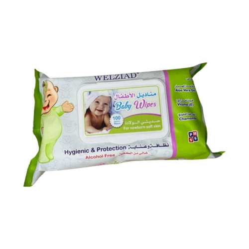 مناديل للأطفال ويلز ياد حديثي الولادة 100 منديل
