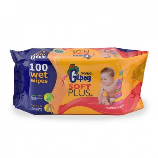 سانيتا جبسي مناديل مبللة، 100 منديل