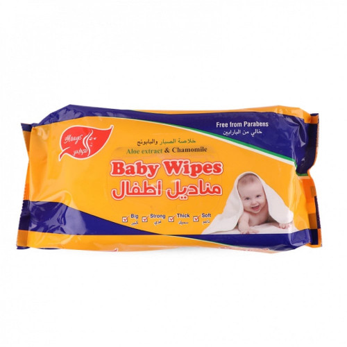 مناديل أطفال خلاصة الصبار والبابونج من العراس 80 منديل