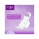 فوط صحية مطوية حجم عادي بالاجنحة من فام , 30 حبه