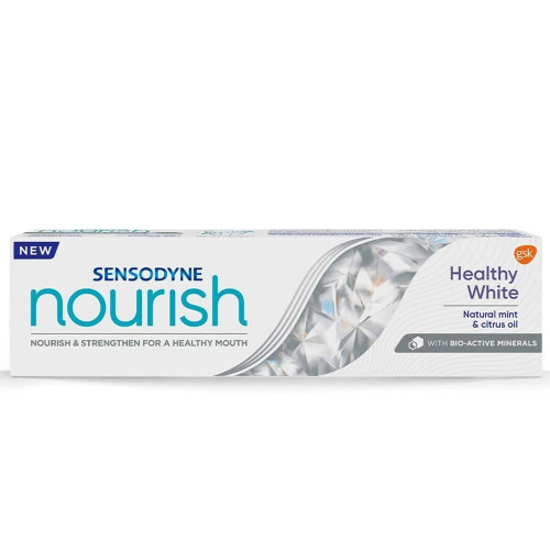 سنسوداين معجون أسنان نورش بياض صحي بزيت النعناع والليمون الطبيعي 75 مل