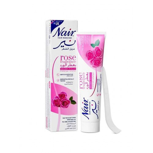 نير كريم لإزالة الشعر بعطر الورد للبشرة الحساسة 110جرام