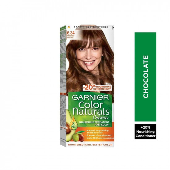 غارنييه كولور ناتشورالز صبغة شعر - بني شوكولاتة 6.34