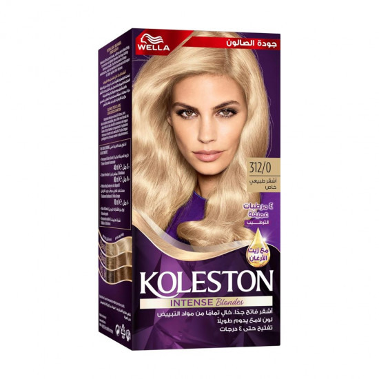 ويلا كوليستون انتنس صبغة شعر - اشقر طبيعي خاص 312/0