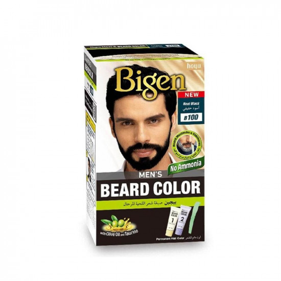 بيجن صبغة شعر اللحية للرجال - اسود حقيقي B100